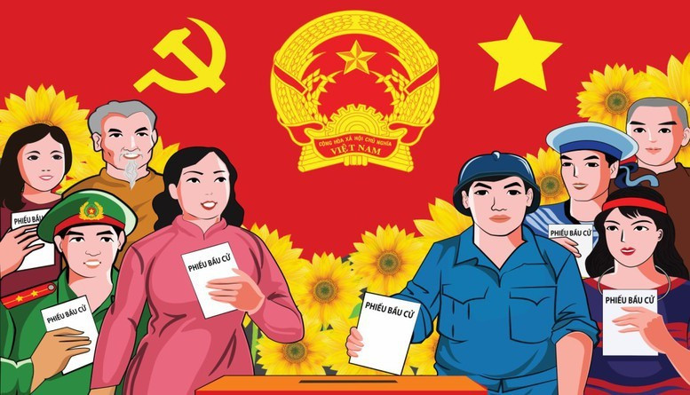 Ministries and sectors are requested to pay special attention to promoting election publicity and legal education. - Illustrative image (baochinhphu.vn)