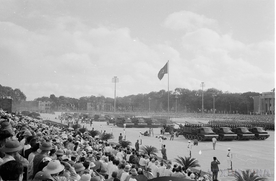 Ba Dinh Square on the morning of September 2, 1975. (VNA Photo)