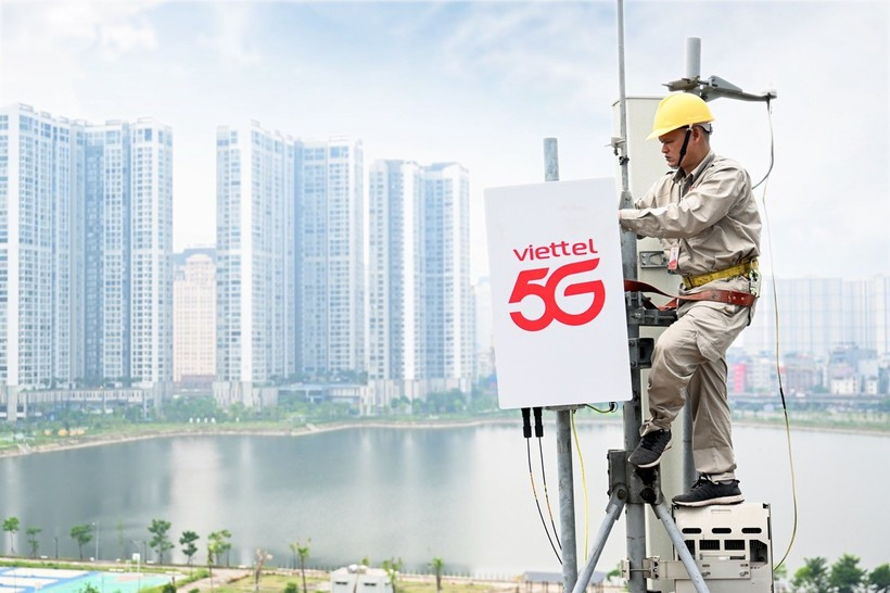 Viettel exceeds target of 20,000 new 5G stations by more than three weeks. (Illustrative photo: VNA)