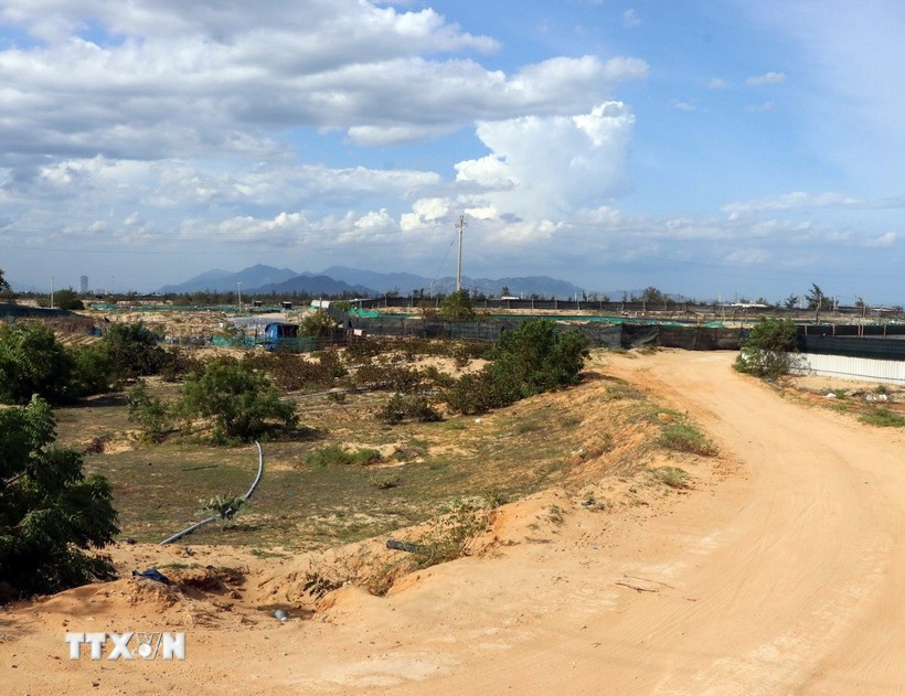 The designated site for building a resettlement area for residents affected by the Ninh Thuan 1 Nuclear Power Plant project. (Photo: VNA)