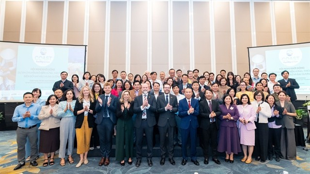 At the launch of COAST initiative in Hanoi (Photo: British Embassy in Hanoi)