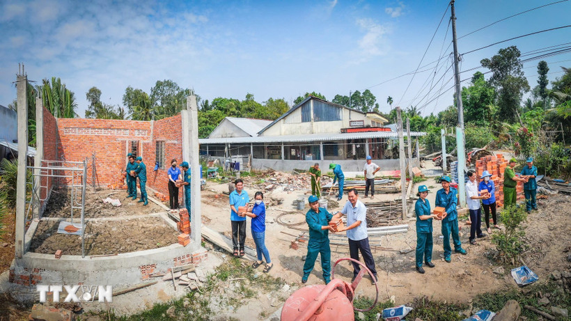 As many as 334,234 houses have been newly built or repaired and upgraded nationwide. (Photo: VNA)