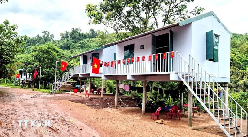 A newly-built house in Quang Tri province (Photo: VNA)