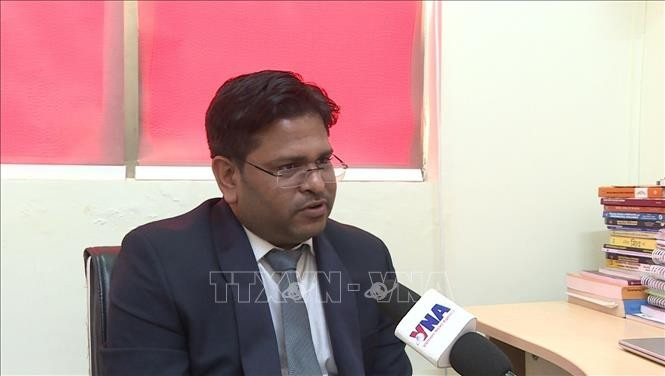 Dr. Manish Kumar Singh, lecturer at the Department of Computer Science, the University of Delhi, India (Photo: VNA)