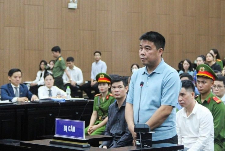 Defendant Nguyen Van Hau, former Chairman of Phuc Son Group (Photo: dantri.com.vn)