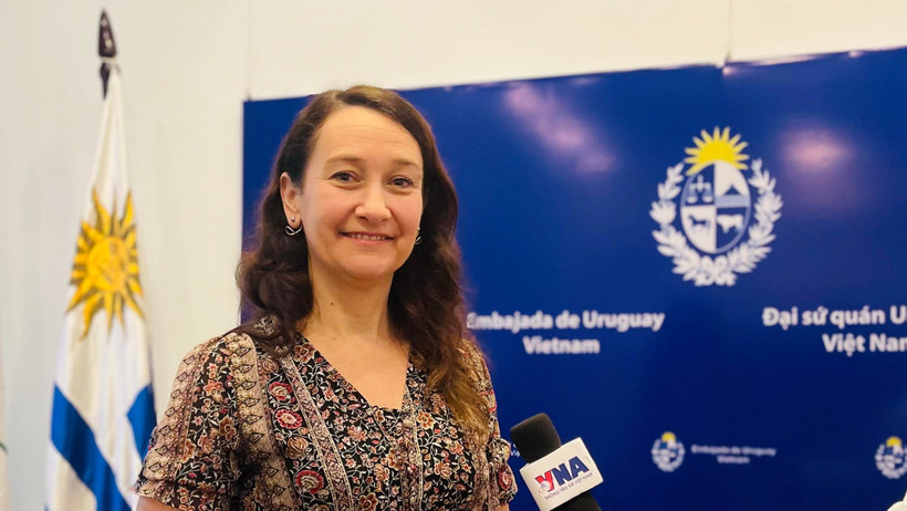 Uruguayan Deputy Minister of Foreign Affairs Valeria Csukasi (Photo: VNA)