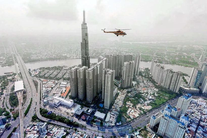 A bird view of Ho Chi Minh City (Photo: VNA)