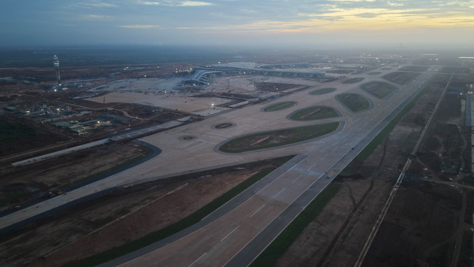 Long Thanh Airport in the early evening of December 11, 2025. (Photo: Cong Phong – VNA)